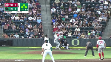 J.R. Freethy singles on a ground ball to left fielder Carlos Gutierrez. Carter Cunningham scores. Matt Scannell scores. Hayden Gilliland to 2nd.