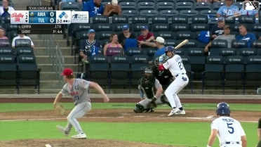 Jose Izarra doubles (4) on a fly ball to left fielder Junior Franco. Logan Wagner scores. Kole Myers scores.