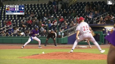 Andy Perez homers (2) on a fly ball to right field. Dyan Jorge scores.