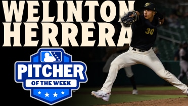 Grizzlies LHP Welinton Herrera Selected as California League Pitcher of the Week for May 13-19