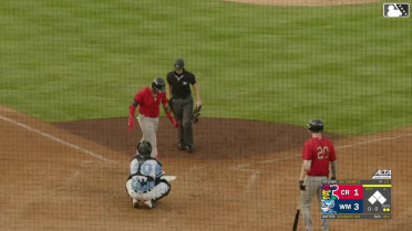 Eduardo Tait's first homer with Cedar Rapids