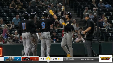 Akron Radio Call: Angel Genao's first pro grand slam