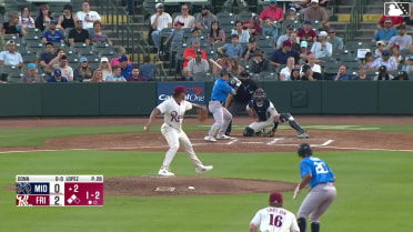 Cole Conn singles on a line drive to right fielder Marcus Lee Sang. Colby Halter scores. Cameron Leary to 3rd.