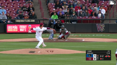 Tyriq Kemp grounds out, second baseman Luiyin Alastre to first baseman Eric Bitonti. Derlin Figueroa scores. Jose Cerice to 2nd.