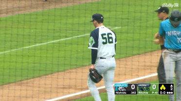 J.R. Ritchie's three strikeouts