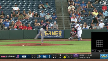 Tyler Gentry launches a 471 foot homer in Triple-A 
