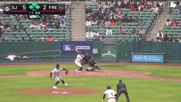 Cameron Nelson singles on a line drive to center fielder Andy Polanco. Clayton Gray scores. Luis Mendez scores. Jeremy Ciriaco to 3rd. Cameron Nelson to 2nd.