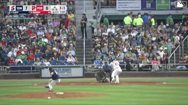 Brooks Brannon homers (15) on a fly ball to right center field.