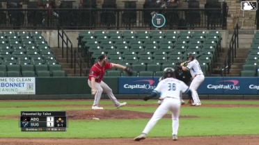 Jake Meyers homers (2) on a fly ball to right center field. Joey Loperfido scores.