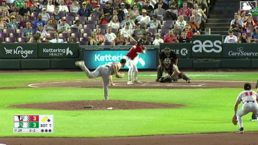 Riley Huge In play, run(s) to Ryan McCrystal
