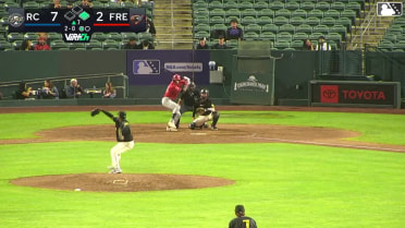 Lucas Ramirez triples (4) on a line drive to right fielder Derek Bernard. Kendrey Maduro scores.