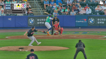 Ronny Mauricio singles on a line drive to center fielder Braiden Ward. Hayden Senger scores. Émilien Pitre to 3rd.