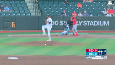 Sammy Hernandez out on a sacrifice fly to center fielder Dillon Head. Luis Pino scores.