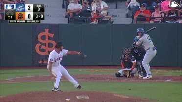 Easton Shelton homers (29) on a fly ball to center field.