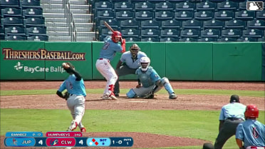 Nathan Humphreys reaches on a fielding error by first baseman Julio Henriquez. Robert Phelps scores. Lyle Miller-Green to 3rd.