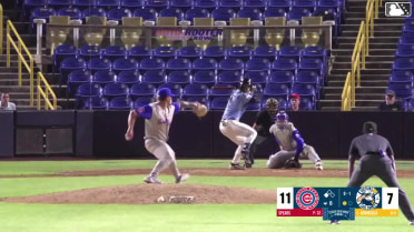 Jonah Advincula singles on a line drive to right fielder Geuri Lubo. Juan Benjamin scores.