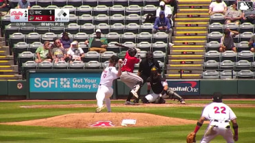 Jean Carlos Sio homers (8) on a fly ball to right center field. Maui Ahuna scores.