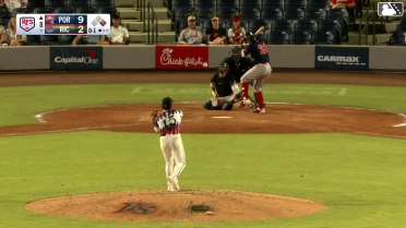 Henry Godbout homers (4) on a line drive to left field. Brooks Brannon scores.