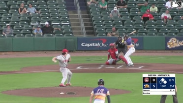 Gregory Barrios singles on a ground ball to left fielder Carter Graham. Tatem Levins scores. J.T. Arruda to 2nd.