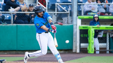 Axel Sanchez doubles (4) on a line drive to left fielder Jorge Ruiz. Austin St. Laurent scores. Anthony Donofrio to 3rd.