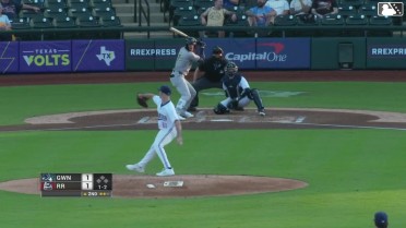 DaShawn Keirsey Jr. homers (1) on a fly ball to left field.