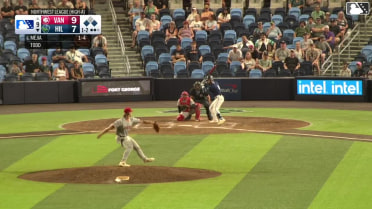 José Mejía singles on a line drive to center fielder Jake Casey. Kayson Cunningham scores. Carlos Virahonda to 2nd.