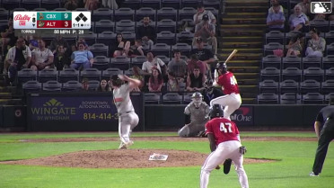 Will Taylor out on a sacrifice fly to center fielder Tavian Josenberger. Javier Rivas scores.