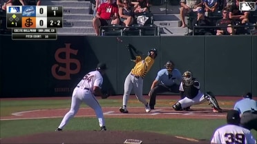 Leandro Rodriguez's first Single-A strikeout