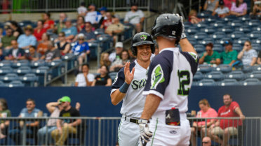 Scorching Start Drives Stripers to 10-2 Blowout Win over Charlotte