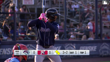 Jose Ramos grounds into a double play, third baseman Raider Tello to second baseman Luke Ritter to first baseman Alex Binelas. Nick Lorusso out at 2nd. Jose Ramos out at 1st.