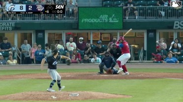 Otto Kemp homers (9) on a fly ball to left field.