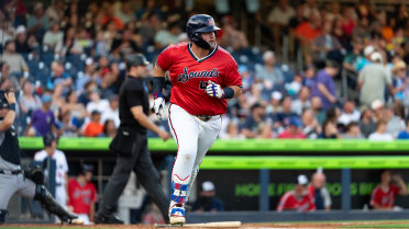 Blake Burke Hits First Triple-A Home Run