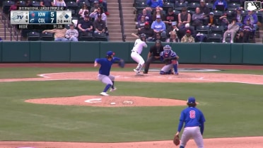 Cooper Ingle homers (4) on a fly ball to left center field. Petey Halpin scores.