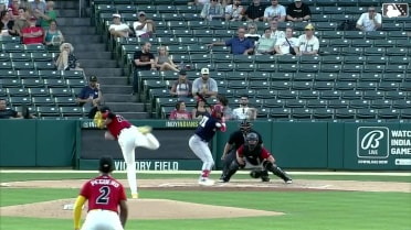 Colin Holderman's lone strikeout during rehab start