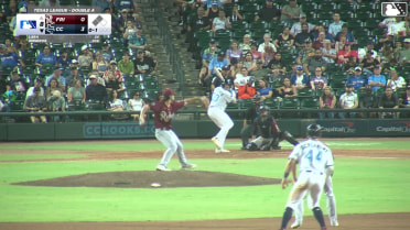 Cameron Sisneros hits a ground-rule double (2) on a line drive to right field. Will Bush scores. Jason Schiavone scores.