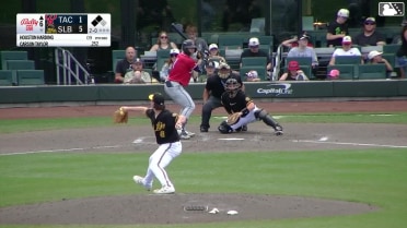 Carson Taylor singles on a line drive to right fielder Yolmer Sánchez. Victor Labrada scores. Jakson Reetz scores.