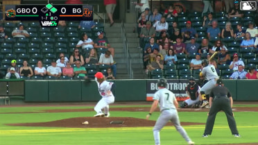 Yordany De Los Santos lines into a double play, shortstop Narciso Polanco to second baseman Felix Cotes. Josh Tate out at 2nd.
