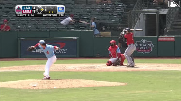 Bennett Hostetler homers (7) on a fly ball to left center field. Brayden Taylor scores.