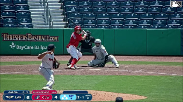 Juan Villavicencio homers (5) on a fly ball to left center field.