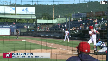 Caleb Ricketts homers (10) on a fly ball to right center field.