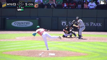 Will Simpson homers (5) on a line drive to right field.