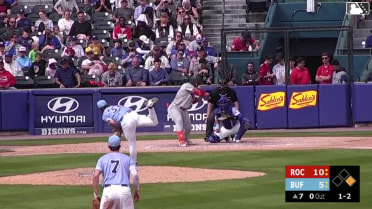 Maxwell Romero Jr. homers (10) on a fly ball to right center field. Sam Petersen scores.
