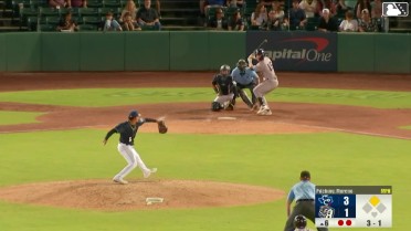 Max Holy singles on a sharp line drive to left fielder Tirso Ornelas. Jeron Williams scores.
