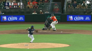 Parks Harber homers (5) on a fly ball to left field.