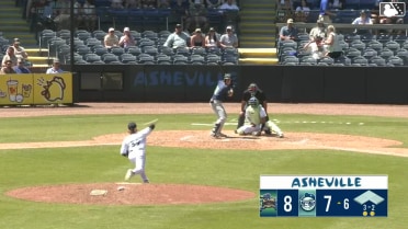 Rafe Perich homers (7) on a fly ball to center field.