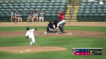 Dakota Harris grounds out softly to first baseman Hunter Fitz-Gerald. Tre Richardson III scores.