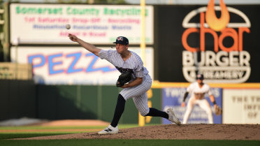 Cebert Tosses First Career Double-A Quality Start as Patriots Fall 8-6 in Extras