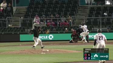 Ryan Bliss grounds out softly, pitcher Marques Johnson to first baseman Bryce Eldridge. Carson Taylor scores. Jakson Reetz to 3rd. Rhylan Thomas to 2nd.