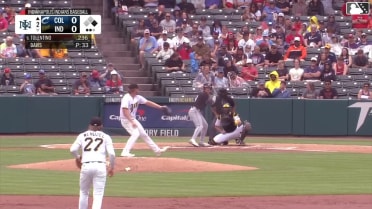 Milan Tolentino homers (9) on a fly ball to right field. Angel Genao scores.