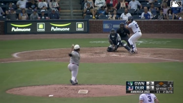Carson Williams homers (10) on a fly ball to left field. Oliver Dunn scores.